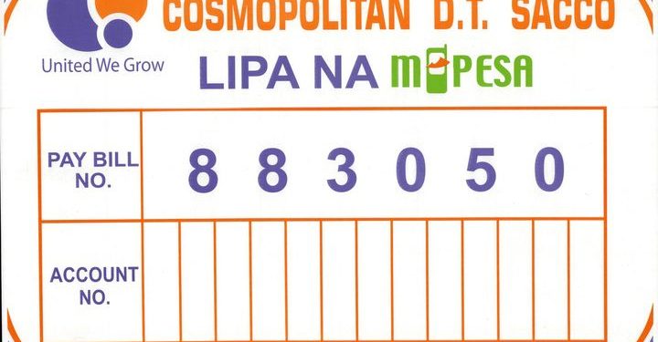 How to Use Cosmopolitan Sacco Paybill Number 833050