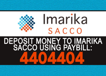 Imarika Sacco’s M-Pesa Paybill Number- 4404 404