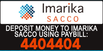 Imarika Sacco’s M-Pesa Paybill Number- 4404 404