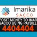 Imarika Sacco’s M-Pesa Paybill Number- 4404 404