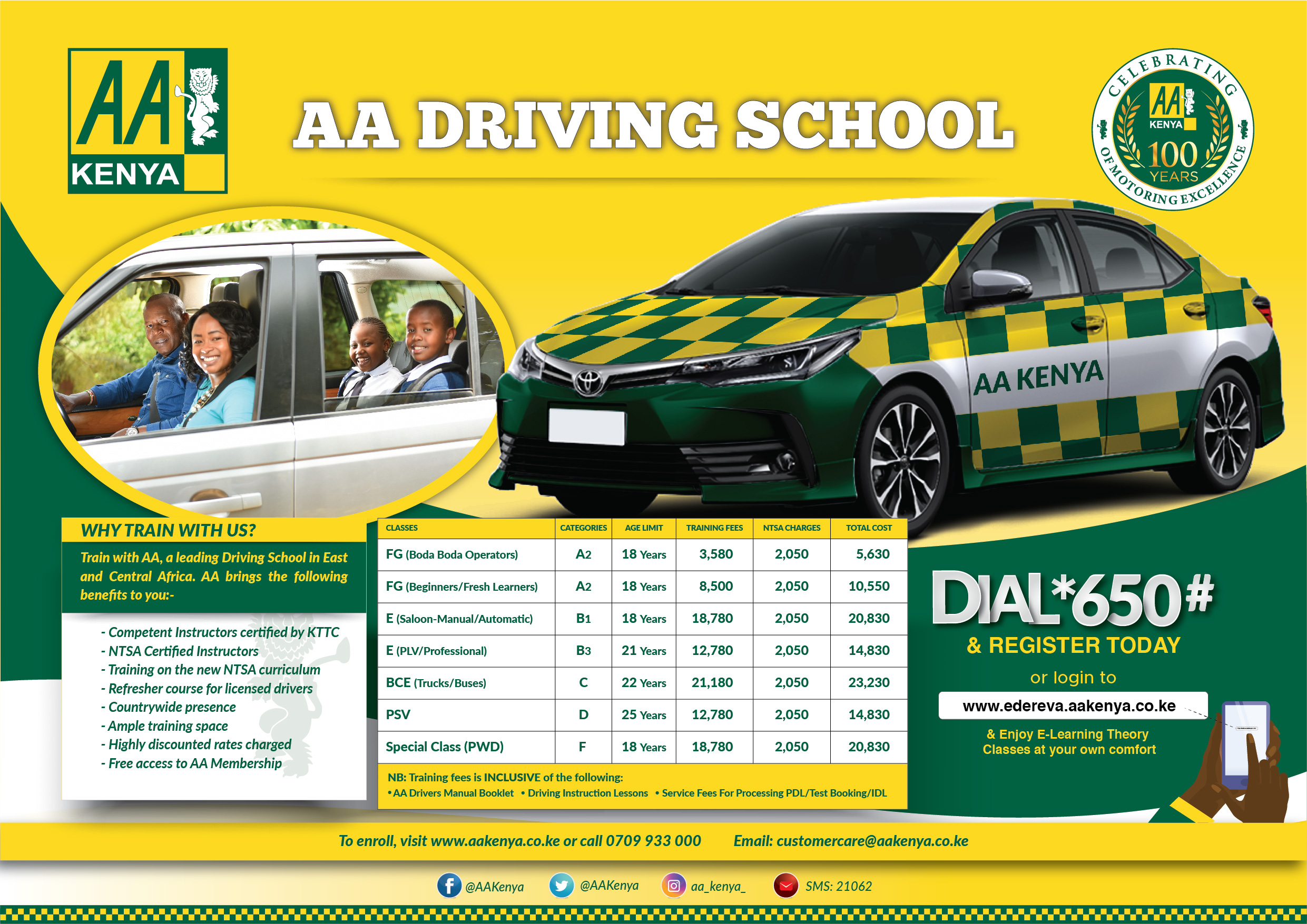 AA KENYA BRANCHES