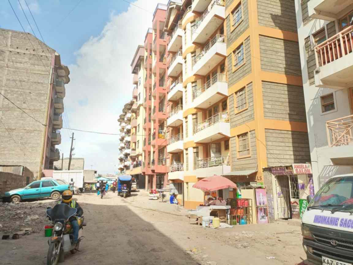 Imara Daima is a middle-class neighborhood in Nairobi