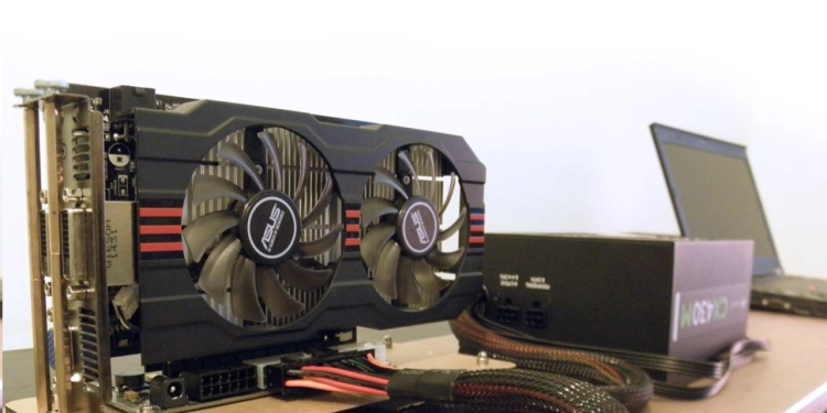 What is an external graphics processing unit (GPU)?