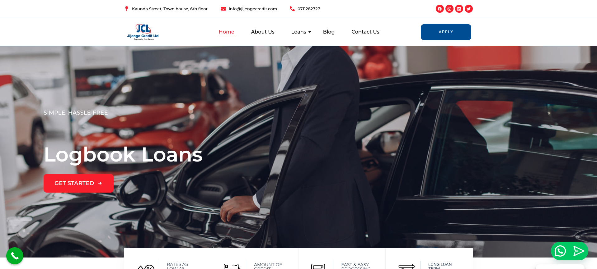 Logbook Loans from Jijenge Credit Limited for Personal Investments