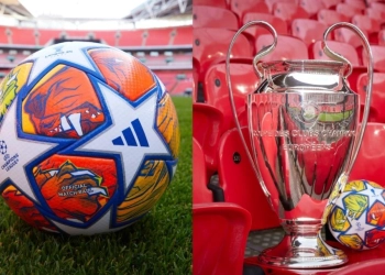UEFA unveils the ball for the Champions League knock-out stages