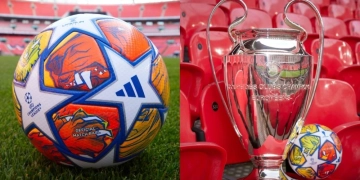 UEFA unveils the ball for the Champions League knock-out stages