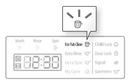 How to use the Eco Tub Clean in Samsung Washing Machine