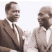 Mr Charles Njonjo (left) with his father, Senior Chief Josiah Njonjo of Kiambu, on May 6, 1956