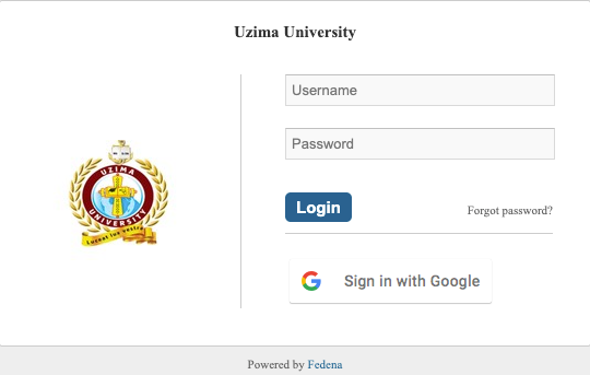 Uzima University Student Portal