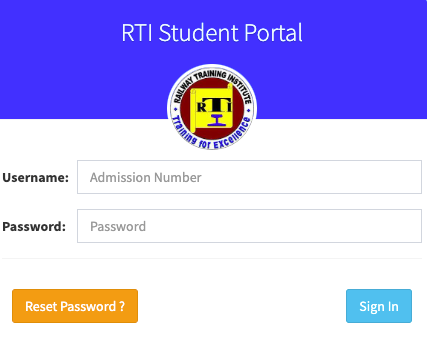 RTI Student Portal