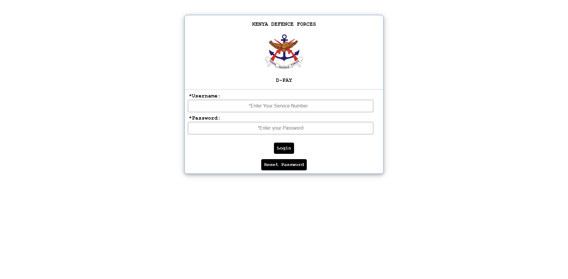 How to Check KDF Payslips Online Through the DPay Portal