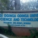 Courses Offered at Jaramogi Oginga Odinga University of Science and Technology