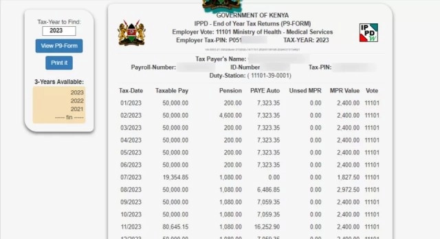 How to Download GHRIS/UHR P9 Form Online