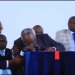 Rtd Elder Eng Kenneth Kungu Wainaina suffers a heart attack while addressing congregants on May 19, 2024. Image: SCREENGRAB