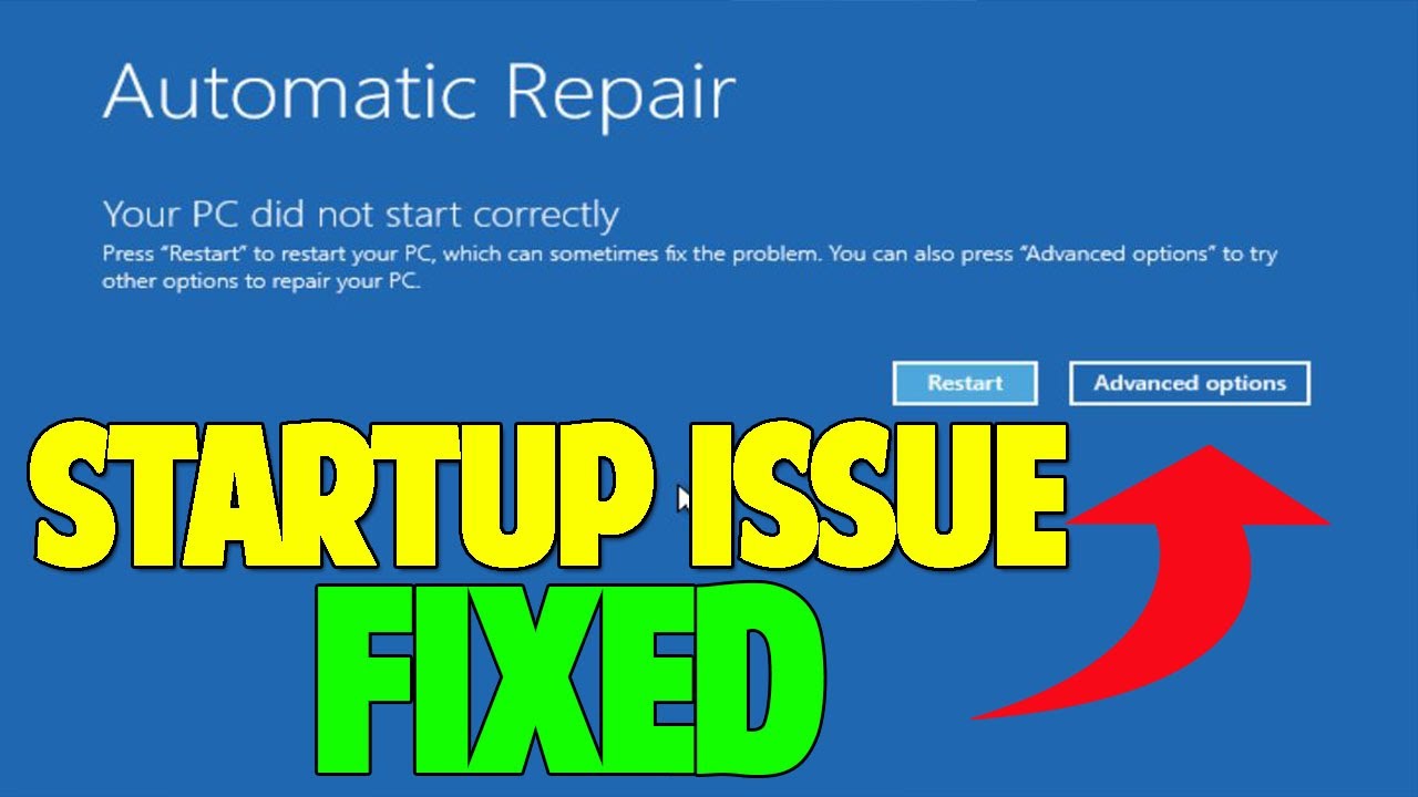 What Does Preparing Automatic Repair Mean On My Lenovo, Dell, HP, Asus, Acer