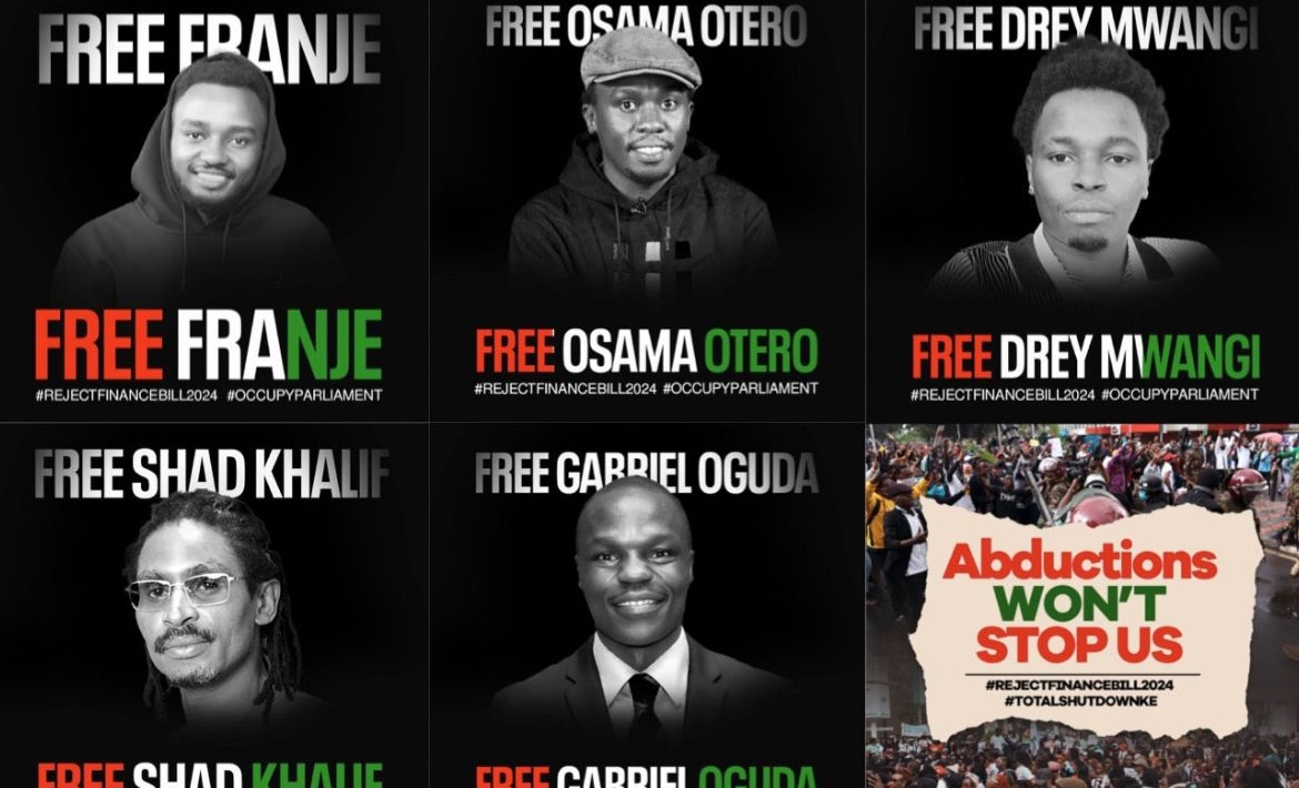 Kenya: abductions of citizens suspected of involvement in protests violate human rights