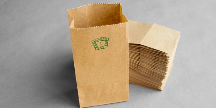 Khaki Paper Bag
