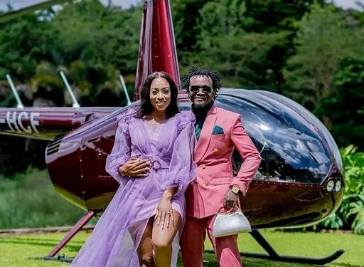 Kenyan Singer's Bahati and Diana Marua