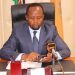 Trans Nzoia governor George Natembeya in his office on August 31, 2022. Courtesy George Natembeya