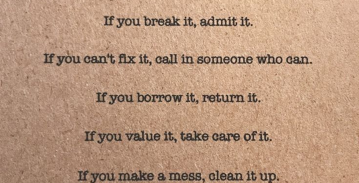 12 Rules provides a concise guide for respecting others