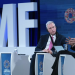 National Bank of Ukraine Gov. Andriy Pyshnyy, right, accompanied by the Director of the European Department - Copyright © africanews Jose Luis Magana/AP