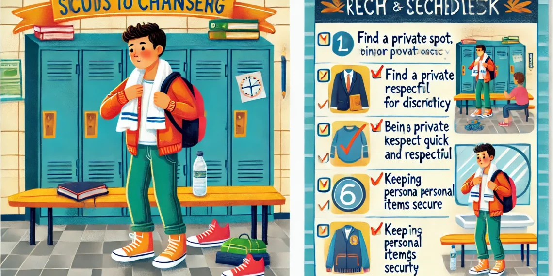 How to Change in a School Locker Room Comfortably and Confidently