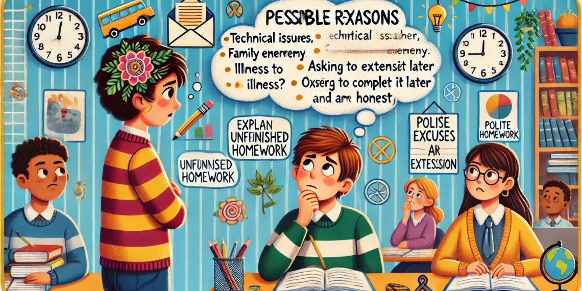 How to Excuse Yourself from Unfinished Homework 📚📝