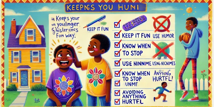 How to Get Under Your Brother’s Skin (Playfully and Lightheartedly)