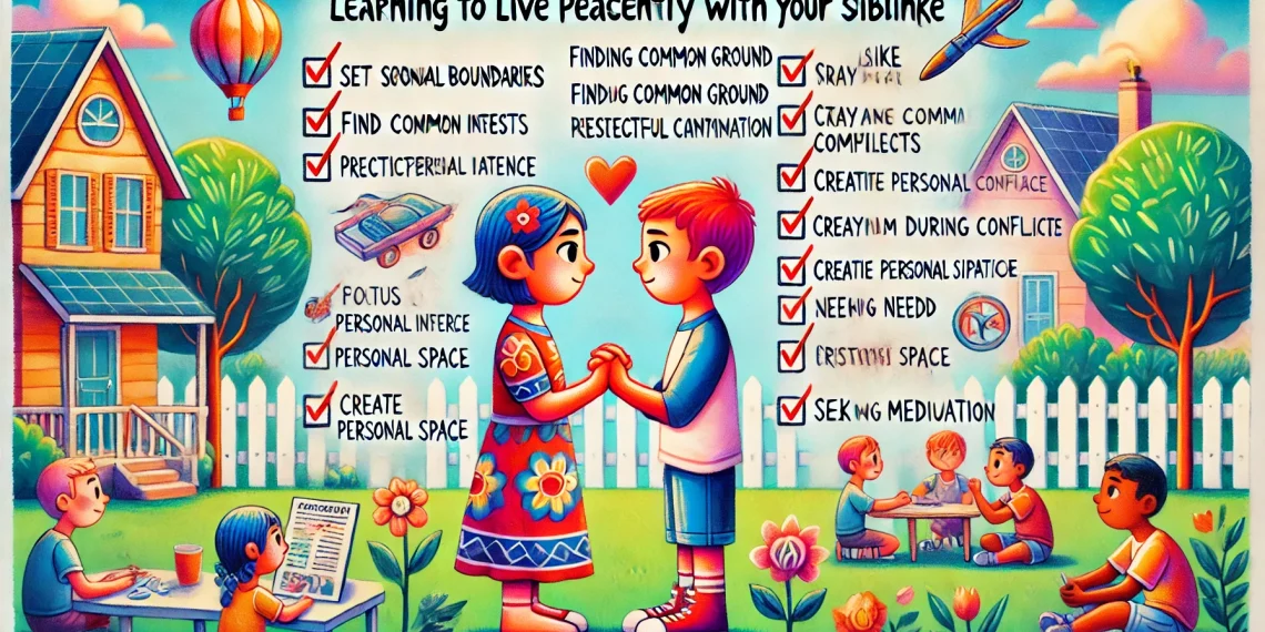 How to Live with a Sibling You Dislike