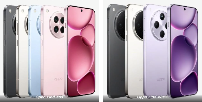 Oppo Find X8s and X8s Plus Design & Color Options Officially Revealed