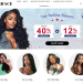 Ali Grace HD lace wig worn by model Website