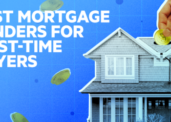 Online mortgage application on laptop