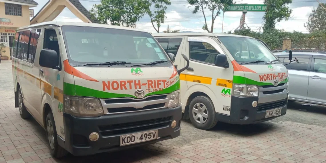 North-Rift Shuttle Routes and Fares from Nairobi
