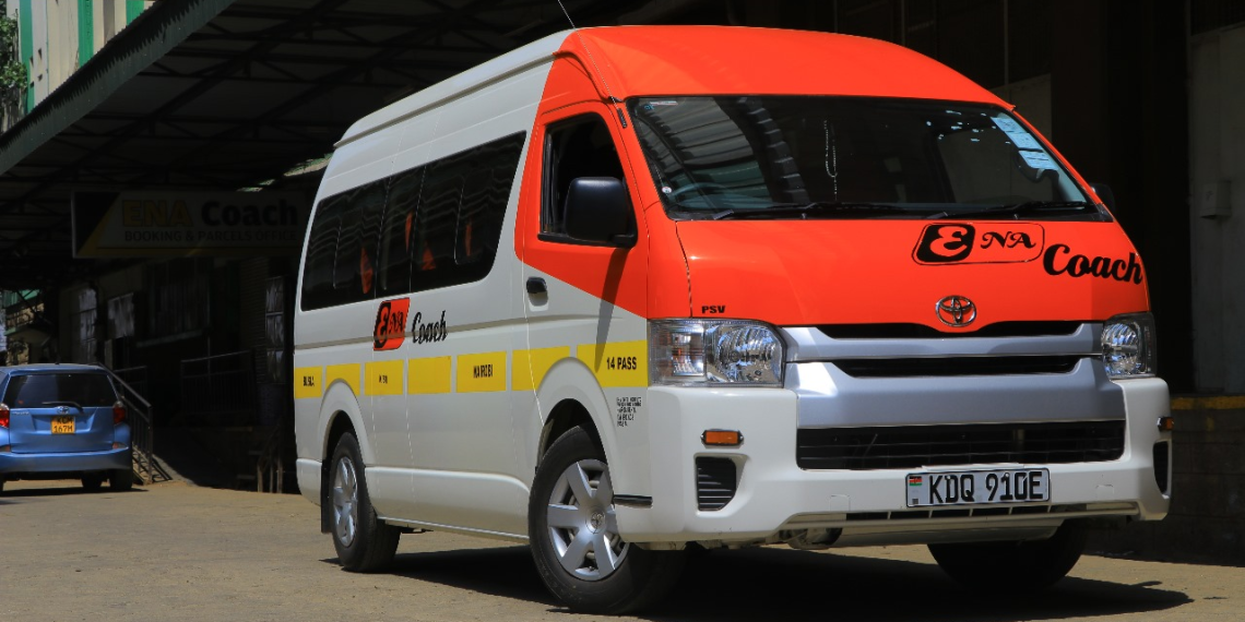 ENA Coach shuttle at Nairobi terminal