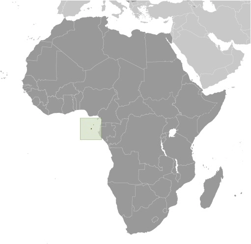 Sao Tome and Principe map Africa