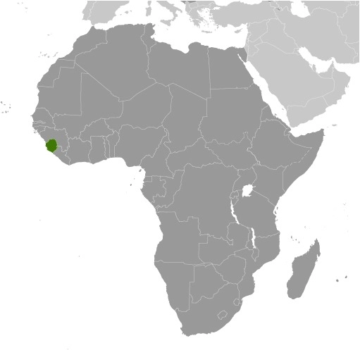 Sierra Leone map Africa