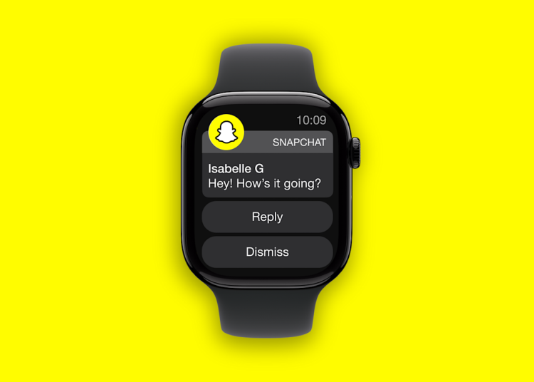 Snapchat Launches Messaging App for Apple Watch