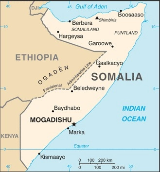 Somalia map