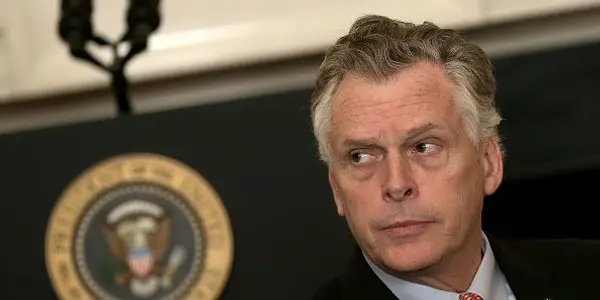 Terry McAuliffe delivering a campaign speech – Terry McAuliffe net worth