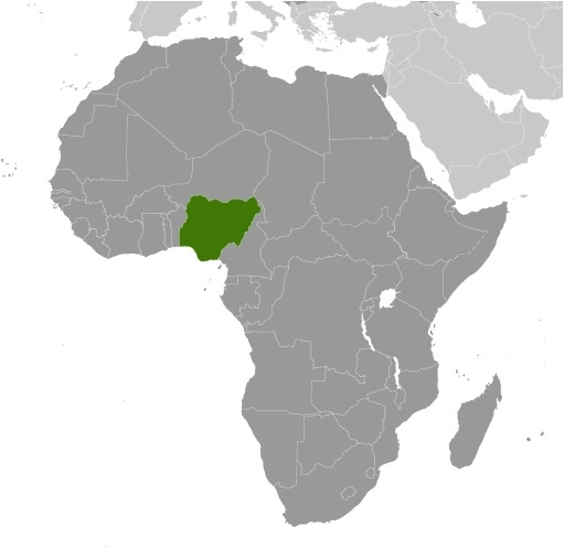 Western Africa, bordering the Gulf of Guinea, between Benin and Cameroon