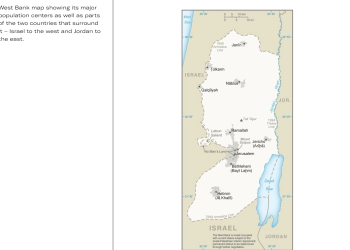 West Bank map