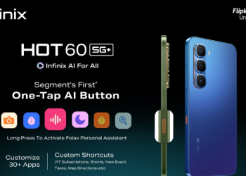 Infinix Hot 60 5G+ Launching Next Week with Customizable ‘One-Tap AI Button’