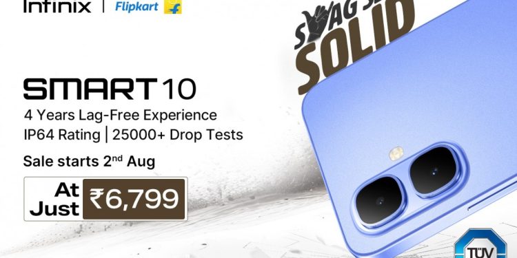 Infinix Smart 10 Launched in India with 120Hz Display & Android 15