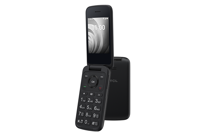 TCL Flip KaiOS 3.0 feature phone with 2.8-inch screen and classic clamshell design