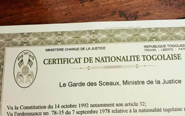 How to Obtain a Certificate of Nationality in Togo