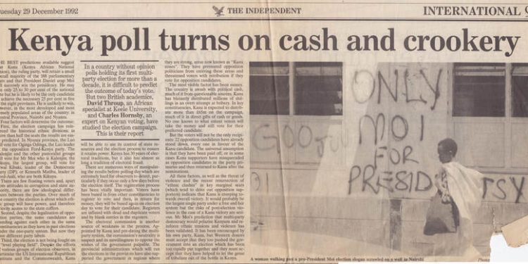 1992 Kenyan General Election: Kenya’s First Multi-Party Vote