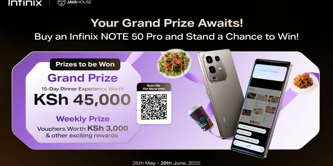 Infinix Launches Note 50 Pro with Java House Promo