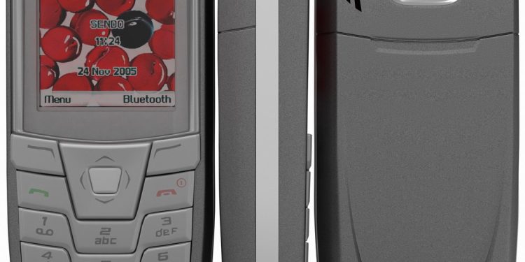 Sendo K1 feature phone with Bluetooth and MMS support