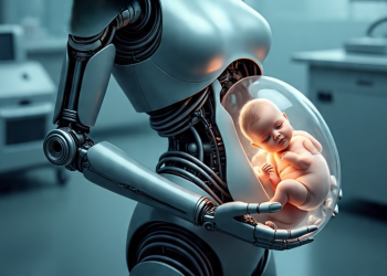 Chinese Startup Unveils Robot with Artificial Womb to Carry Babies
