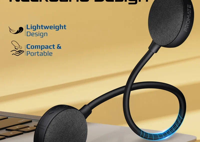 Promate Hook-2 High-Definition Dynamic Neckband Wireless Stereo Speaker